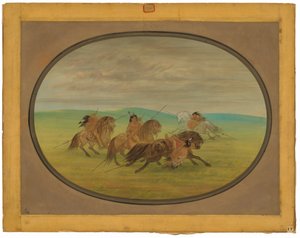 Équitation Comanche - George Catlin