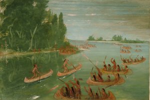 Course de canoë près de Sault Ste. Marie