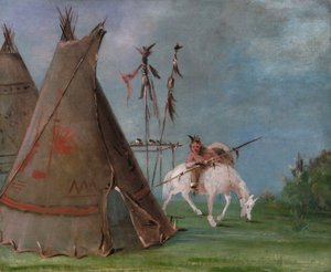 Comanche Lodge of Buffalo Skins - George Catlin