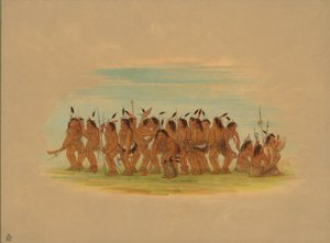 Danse du chien - Sioux, 1861