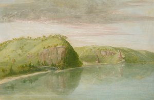 Tombe de Dubuque, Haut Mississippi - George Catlin
