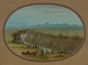 Chutes de la rivière Snake, 1855-1869 - George Catlin