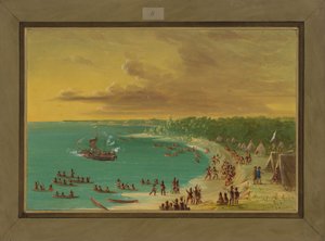 Première navigation du Griffin sur le lac Érié, 7 août 1679, 1847-48