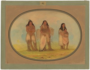 Quatre Indiens Kiowa