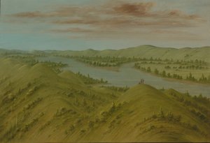 Falaises Herbeuses, Haut Missouri, 1861-1869 - George Catlin