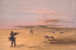 Chasse au tétras sur les prairies du Missouri - George Catlin