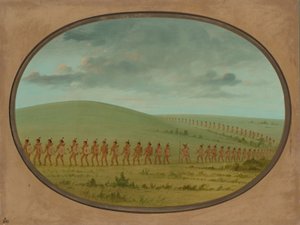 File indienne - Iowa, 1861-1869 - George Catlin