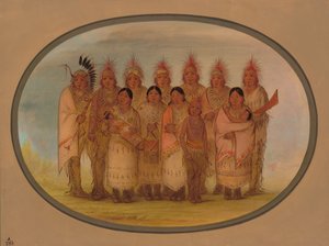 Indiens Iowa ayant visité Londres et Paris, 1861-1869 - George Catlin