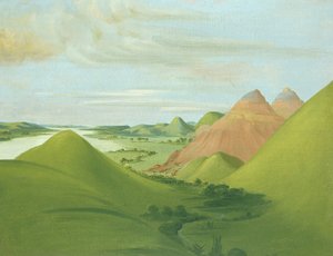 Iron Bluff, 1200 miles au-dessus de St. Louis - George Catlin