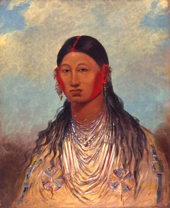 Koon-za-ya-me, Aigle de guerre féminin, 1844 - George Catlin