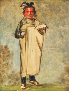 Káw-kaw-ne-chóo-a, un Brave, 1828 - George Catlin