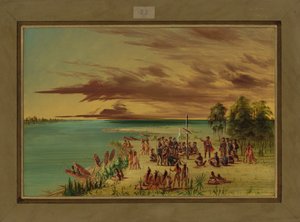 La Salle revendiquant la Louisiane pour la France, 9 avril 1682, 1847-48