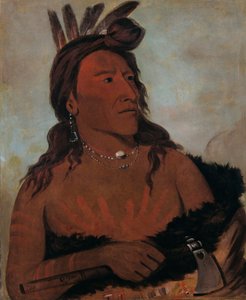 Mah-tó-che-ga, Petit Ours, un brave Hunkpapa - George Catlin