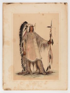 Mah-to-toh-pa, le chef des Mandans - George Catlin