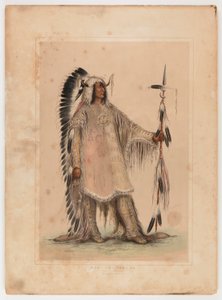 Mah-to-toh-pa, le chef des Mandans - George Catlin