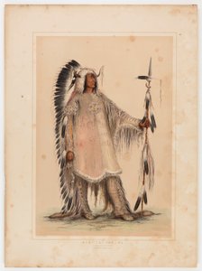 Mah-to-toh-pa, le chef des Mandans - George Catlin