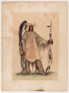 Mah-to-toh-pa, le chef des Mandans - George Catlin