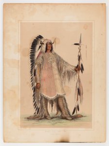 Mah-to-toh-pa, le chef des Mandans - George Catlin