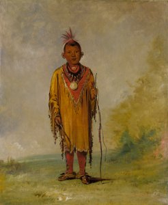 Me-sóu-wahk, Poil de cerf, Fils préféré de Kee-o-kúk - George Catlin