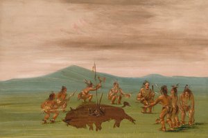 Buffle de médecine des Sioux - George Catlin