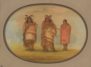 Chef Menomonie, sa femme et son fils