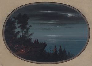 Village de Nayas la nuit