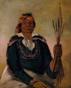 Ni-có-man, la réponse, deuxième chef - George Catlin