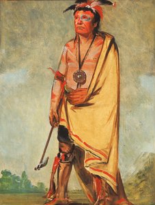 No-ak-chóo-she-kaw, celui qui brise les buissons - George Catlin
