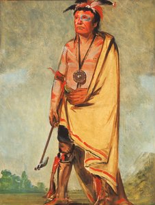 No-ak-chóo-she-kaw, Celui qui brise les buissons, 1828 - George Catlin