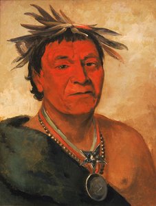 O-ho-páh-sha, Petit Cri, un Guerrier Distingué, 1831 - George Catlin