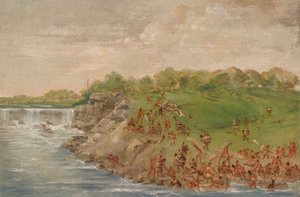 Portage Ojibwa autour des chutes de St. Anthony