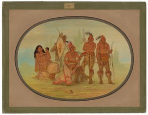 Indiens Osage - George Catlin