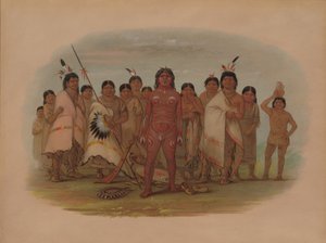 Peins-moi - Apachee - George Catlin