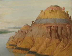 Le pittoresque Clay Bluff, à 1700 miles au-dessus de St. Louis