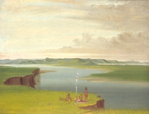 Falaises de prairie au lever du soleil, près de l