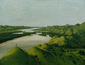River Bluffs, 1320 miles au-dessus de St. Louis - George Catlin