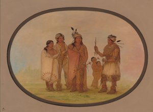 Indiens Shawano - George Catlin