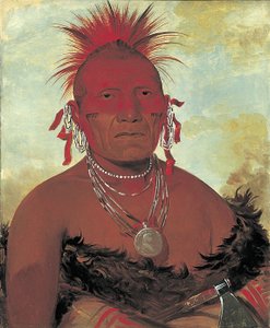 Shón-ka-ki-he-ga, chef des chevaux, grand chef pawnee - George Catlin