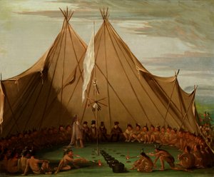 Fête du chien Sioux, 1832-1837 - George Catlin