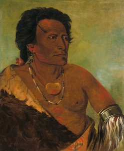 Sky-se-ró-ka, Deuxième chef de la tribu, 1834 - George Catlin