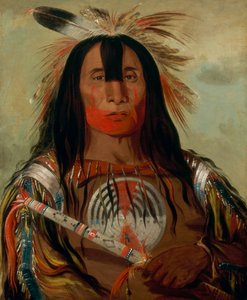 Stu-mick-o-súcks, Dos de Bison, Chef de la tribu Blood, 1832 - George Catlin