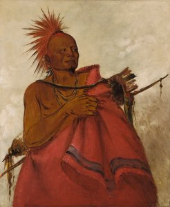 Tcha-tó-ga, Bison Fou, Meurtrier de Deux Hommes Blancs, 1834 - George Catlin