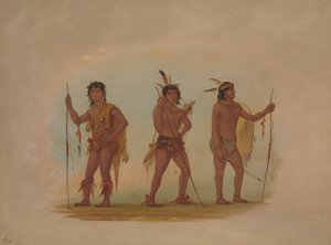 Trois hommes Chaymas, 1854-1869