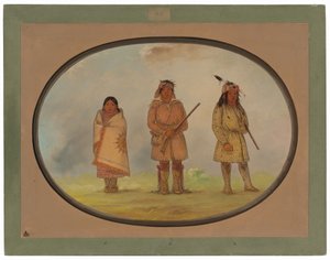 Trois Indiens Delaware
