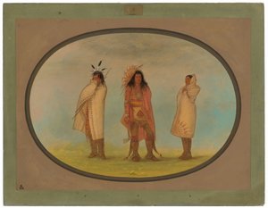 Trois Indiens Iroquois - George Catlin