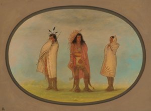 Trois Indiens Iroquois, 1861-1869 - George Catlin
