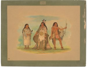 Trois Indiens Minatarree