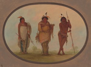 Trois Indiens Yumaya, 1855-1869 - George Catlin