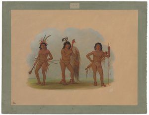 Trois Indiens Zurumati - George Catlin