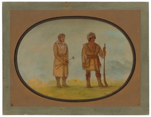 Deux Chefs Cherokee - George Catlin